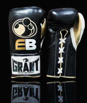 Value Grant Leather Gloves Black/Gold Budget Friendly Sparring