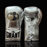 Budget Custom Grant Gloves Silver Daily Workout