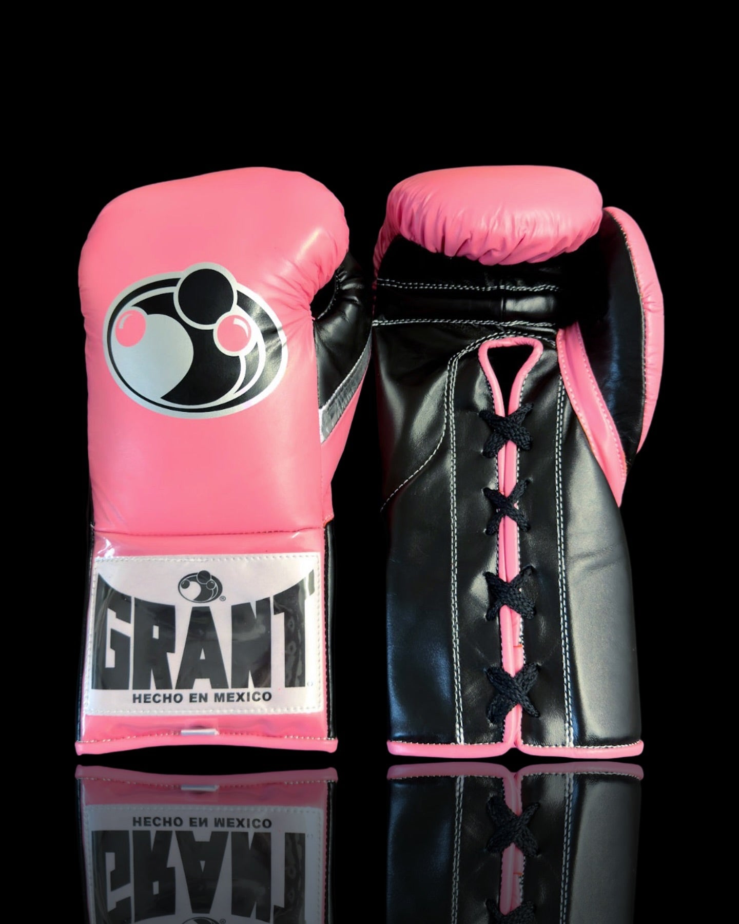 Grant Boxing Gloves Pink/Black Sparring
