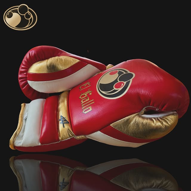 Affordable Grant Leather Gloves Red/White/Gold Starter Training