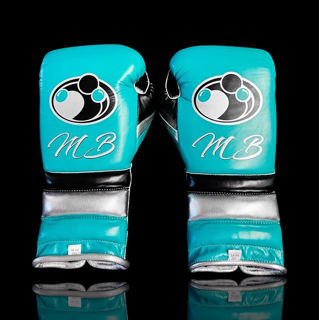 Value Pack Custom Grant Sparring Gloves Sky-Blue/Black/Silver Premium Feel