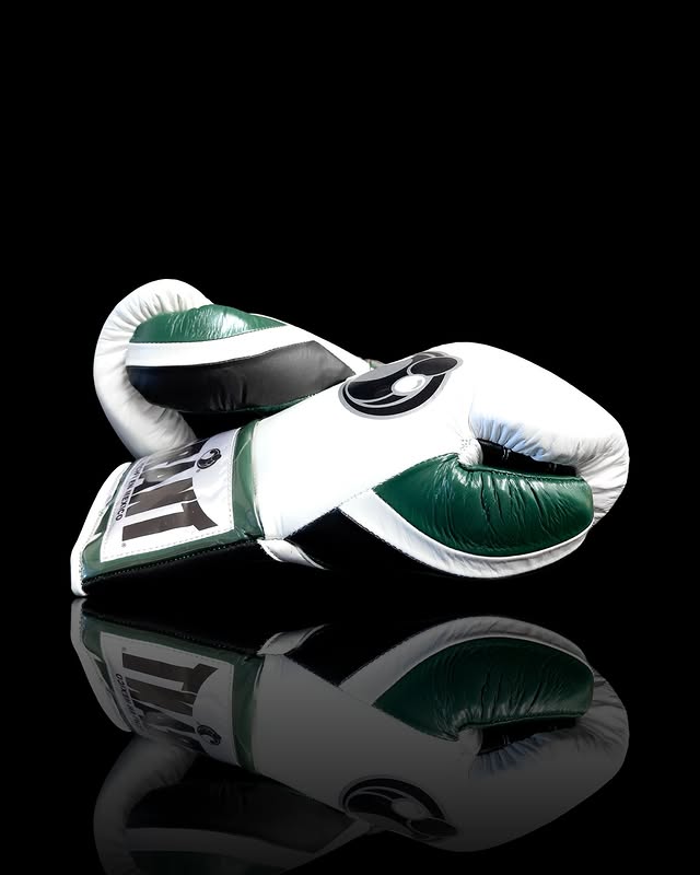 Grant Leather Gloves White/Grey/Green Custom Training Choice