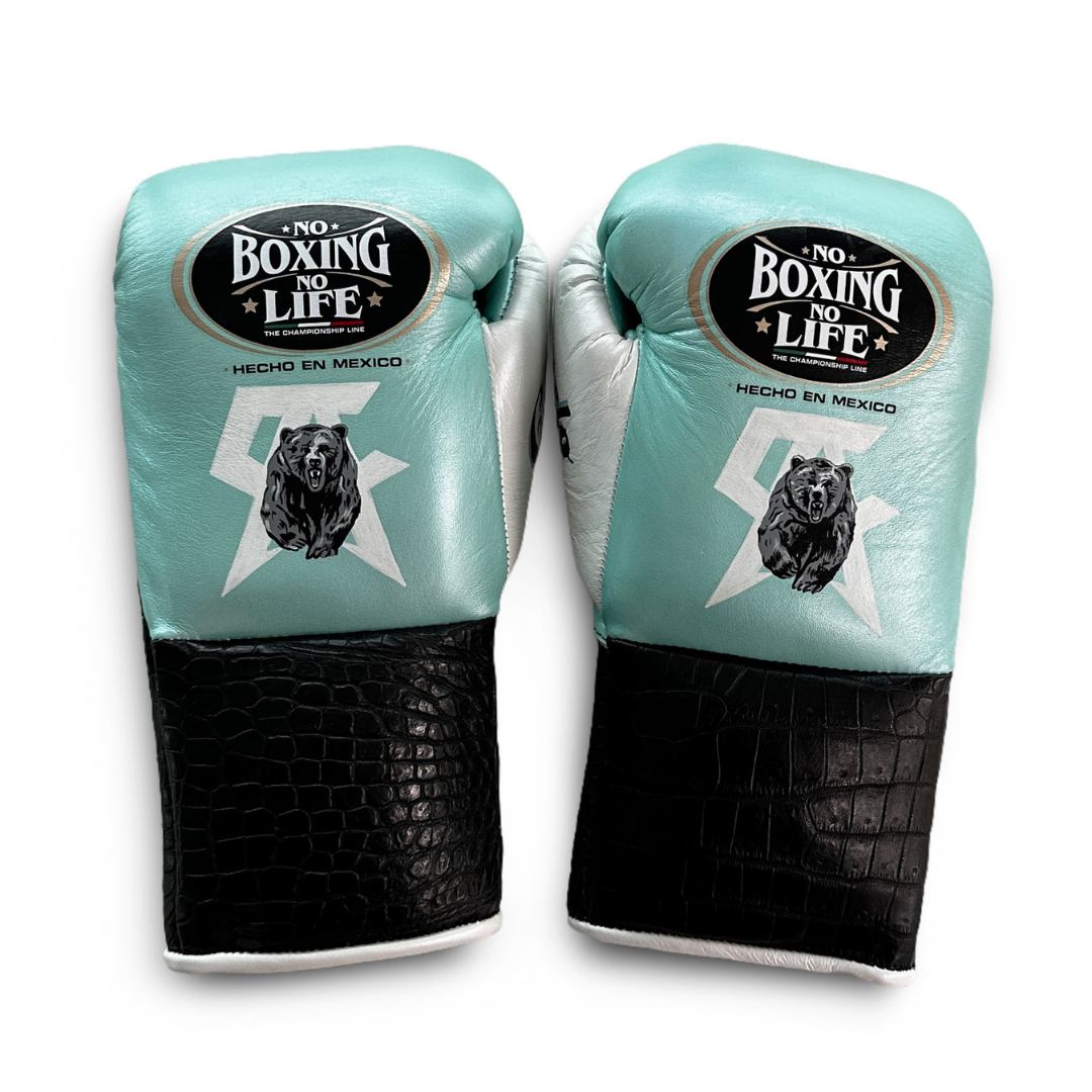 Customizable No Boxing No Life Style Gloves Sea-Green/Black