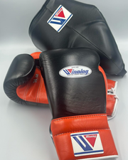 Affordable Custom Winning Gloves Set Black/Orange Daily Training Pack