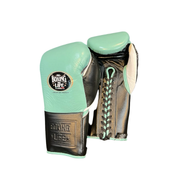 Best Value No Boxing No Life Training Gloves Sea-Green/Black/White Lace-Up
