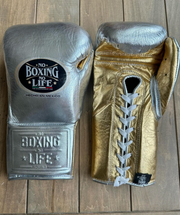 Customizable No Boxing No Life Style Gloves Silver/Gold