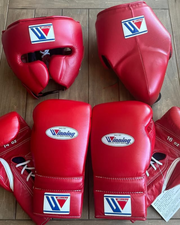 Customizable Winning Style Boxing Gloves Set Red