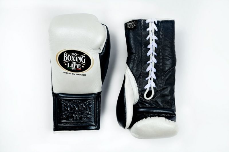 Budget Friendly No Boxing No Life Custom Gloves White/Black Training