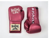 No Boxing No Life Inspired Budget Gloves Dark-Pink Full Customization