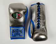 No Boxing No Life Custom Fit Gloves Silver/Blue Great Value