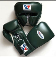 High Value Winning Boxing Gloves Set Dark-Green Fitness Training Kit
