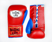 No Boxing No Life Style Budget Gloves Red/Blue Fitness Edition