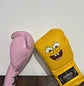Customize Boxing Gloves Set Pink/Yellow