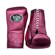 Affordable Leather No Boxing No Life Gloves Dark-Pink Beginner Training