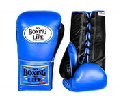 Affordable Custom No Boxing No Life Gloves Blue/Black Training Pack