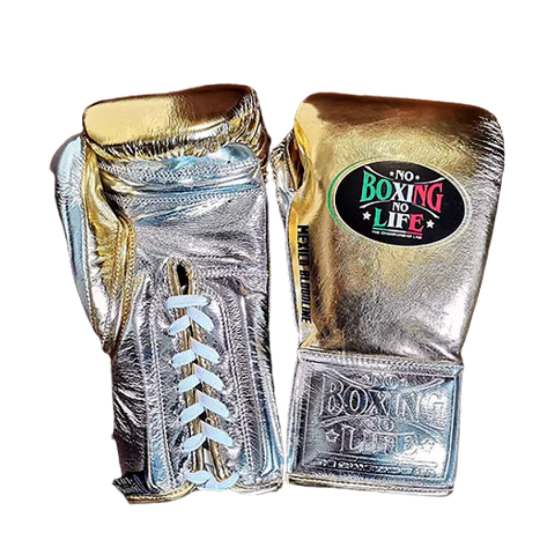 Affordable Custom No Boxing No Life Gloves Gold/Silver Training Pack