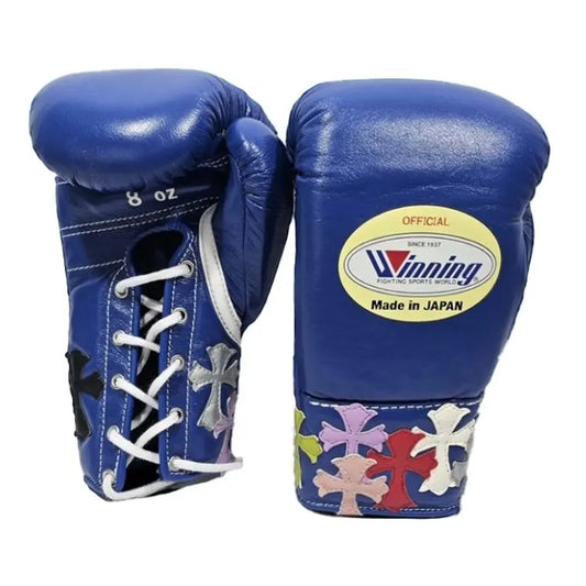 Winning boxing gloves,  BLUE christmas gift for mens Thanksgiving gifts for him