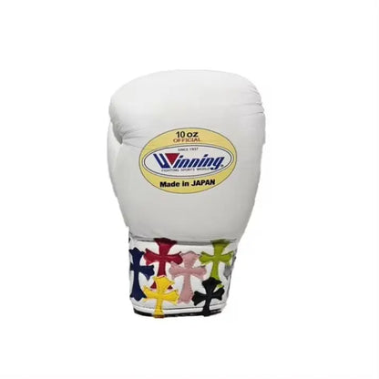 Winning boxing gloves,  WHITE christmas gift for mens Thanksgiving gifts for him