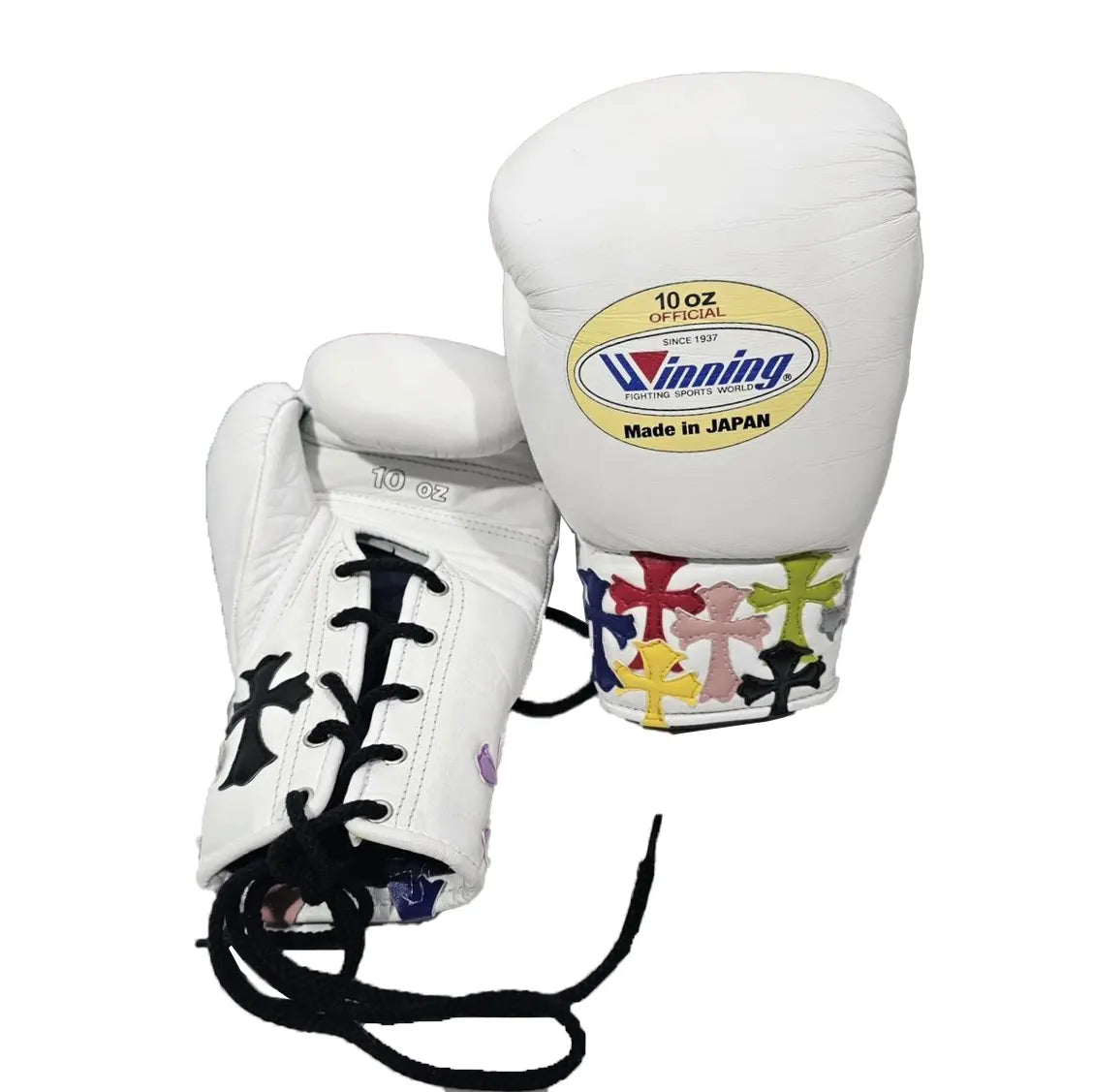 Winning boxing gloves set, Winning WHITE Boxing Gear, Winning Head Guard, Winning Groin Guard