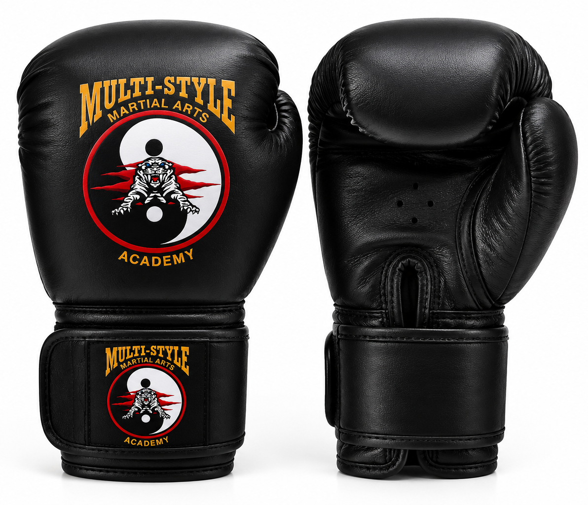 Fiest Boxing Gloves Winning Style Black Leather