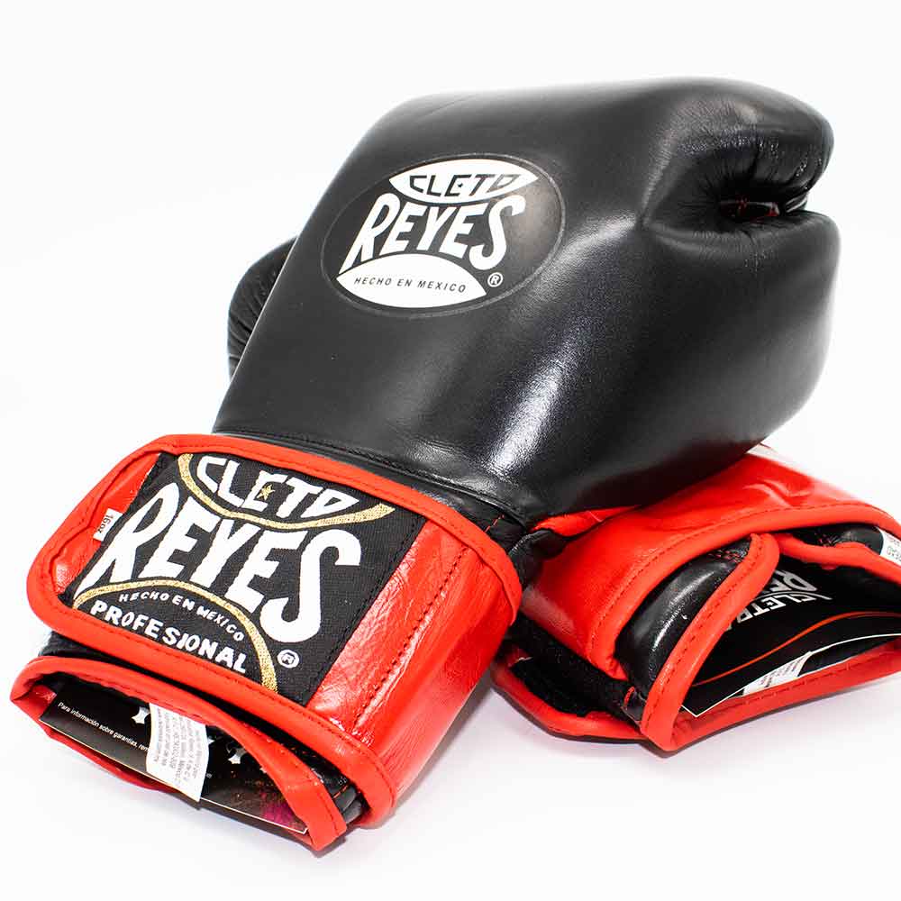 Cleto Reyes Black/Red Boxing Gloves Women Training Gloves Back View