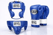 Cleto Reyes Boxing Gloves Set Blue/White Training Sparring Gear