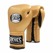 Cleto Reyes Brown/Black Lace-Up Boxing Gloves Classic Training Gloves