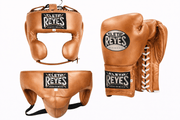 Cleto Reyes Boxing Set Premium Leather Gloves Brown Sparring