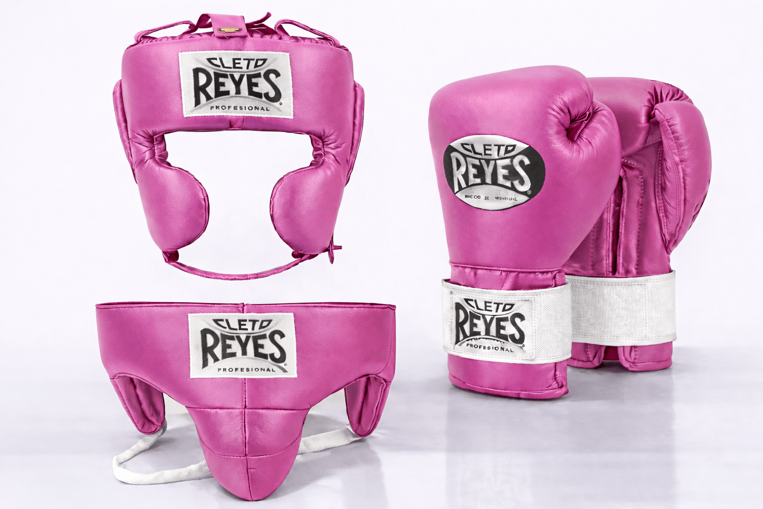 Cleto Reyes Boxing Set Pink/White Gloves High Quality Training Equipment