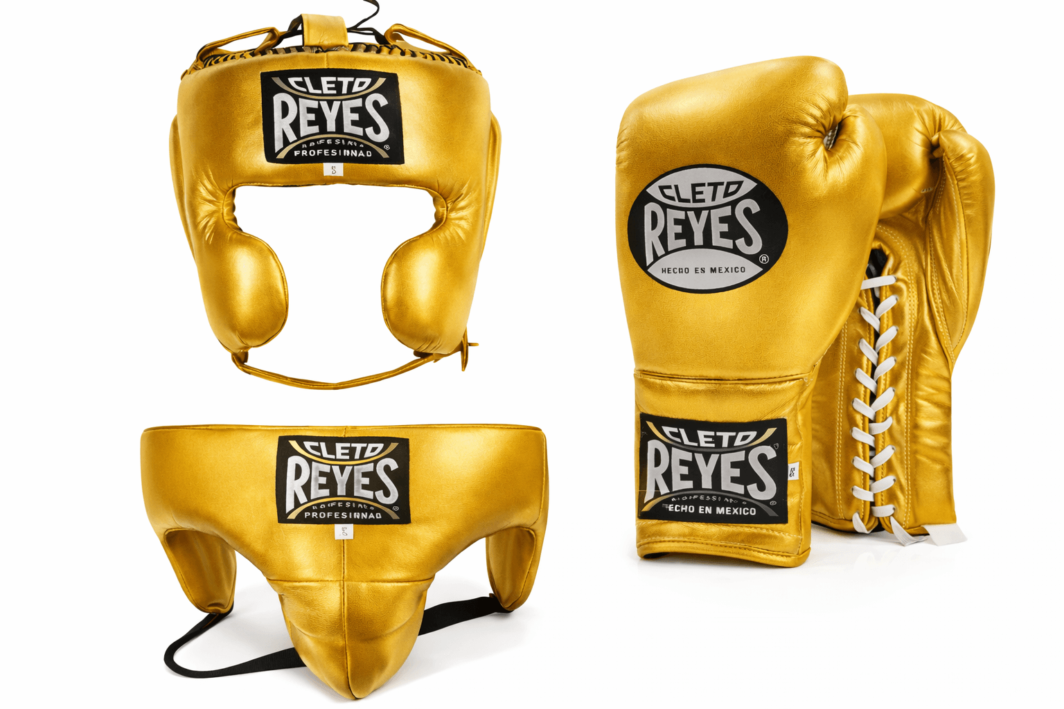 Cleto Reyes Boxing Gloves Set Golden Premium Fight Gear