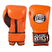 Cleto Reyes Orange/Black Boxing Gloves Heavy Duty Gym Training Gloves