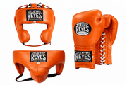 Cleto Reyes Boxing Gloves Set Orange Training Sparring Gear