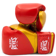 Cleto Reyes Red/Gold Boxing Gloves Women Training Gloves