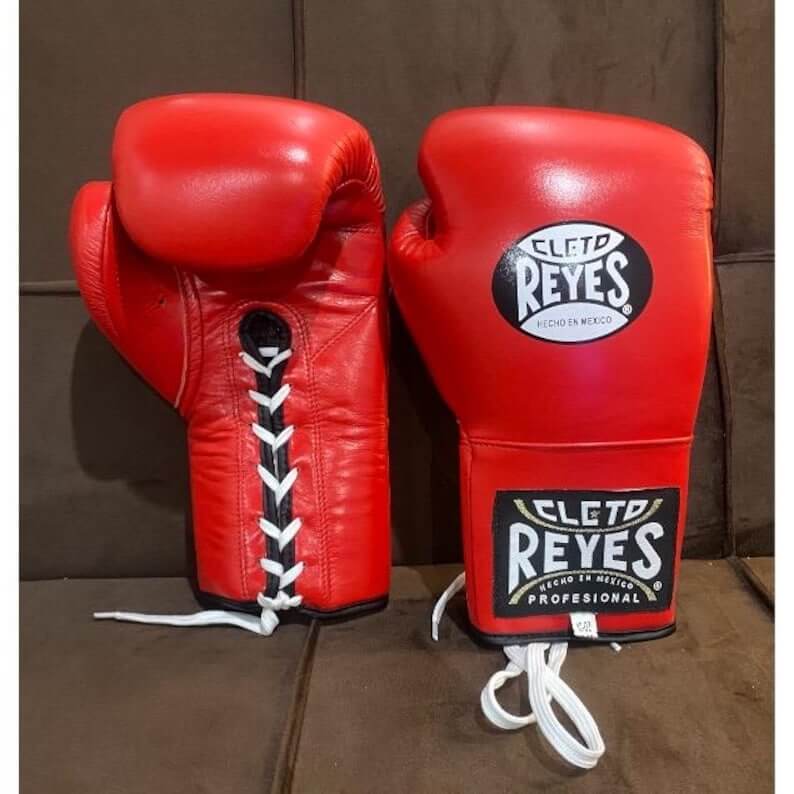 Cleto Reyes Boxing Set Red Lace Up Gloves view Premium Training Gear