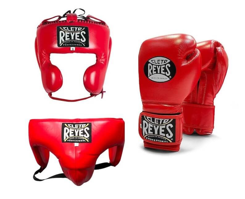 Cleto Reyes Boxing Set Red Gloves High Quality Training Equipment