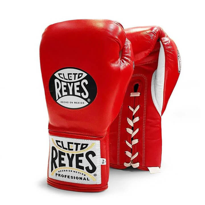 Cleto Reyes Affordable Premium Boxing Gloves Red/White Full View
