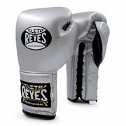 Cleto Reyes Silver/Black 14oz Boxing Gloves Premium Sparring Gloves