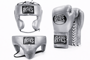 Cleto Reyes Boxing Set Leather Gloves Silver Training Equipment