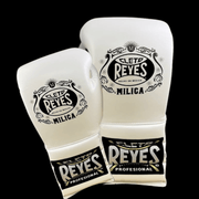 Cleto Reyes Sparring Boxing Gloves White/Black Professional Leather