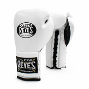 Cleto Reyes Genuine Leather Boxing Gloves White/Black 14oz Pair