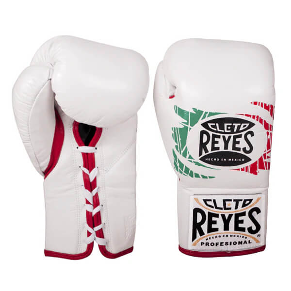 Cleto Reyes Boxing Gloves Collection White/Red/Green Colors Training Gear