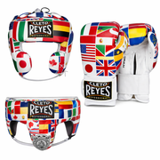 Cleto Reyes Boxing Gloves Set White Flag Style Premium Fight Gear