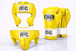 Cleto Reyes Boxing Gloves Set Yellow/White Professional Sparring Gear