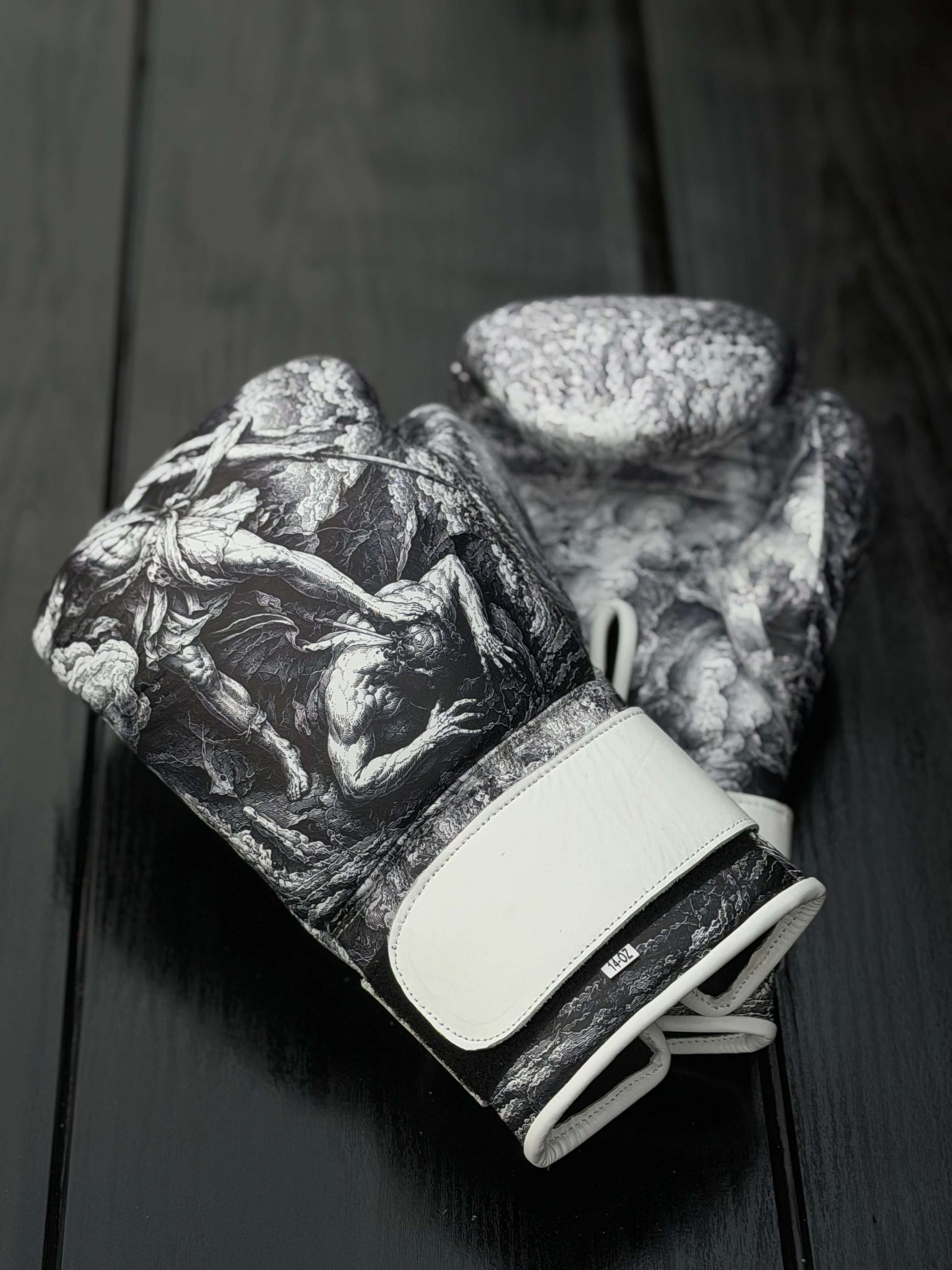 Fiest Winning Style Boxing Gloves White Angel Style Leather Gloves for Daily Workouts