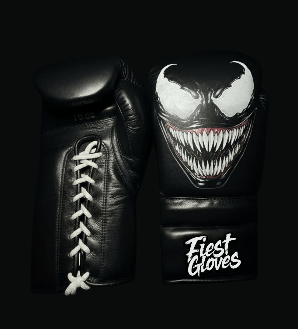 Fiest Complete Boxing Set Black/White Gloves 