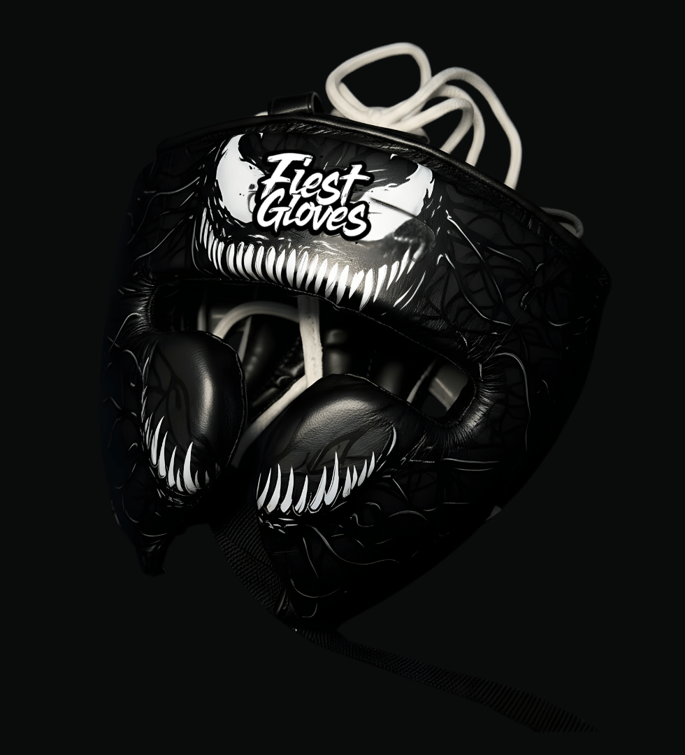 Fiest Complete Boxing Set Black/White Headguard