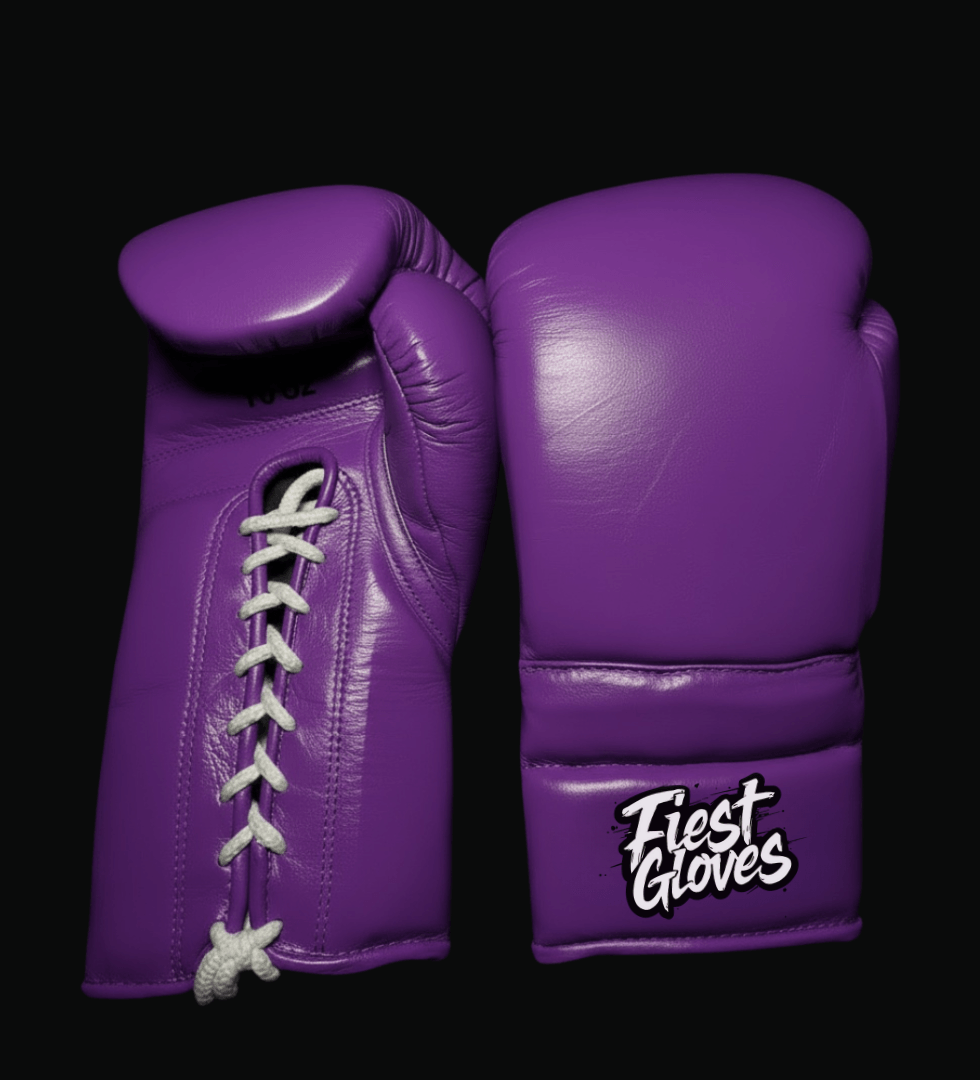 Fiest Purple Joker Style Boxing Set 14oz Gloves