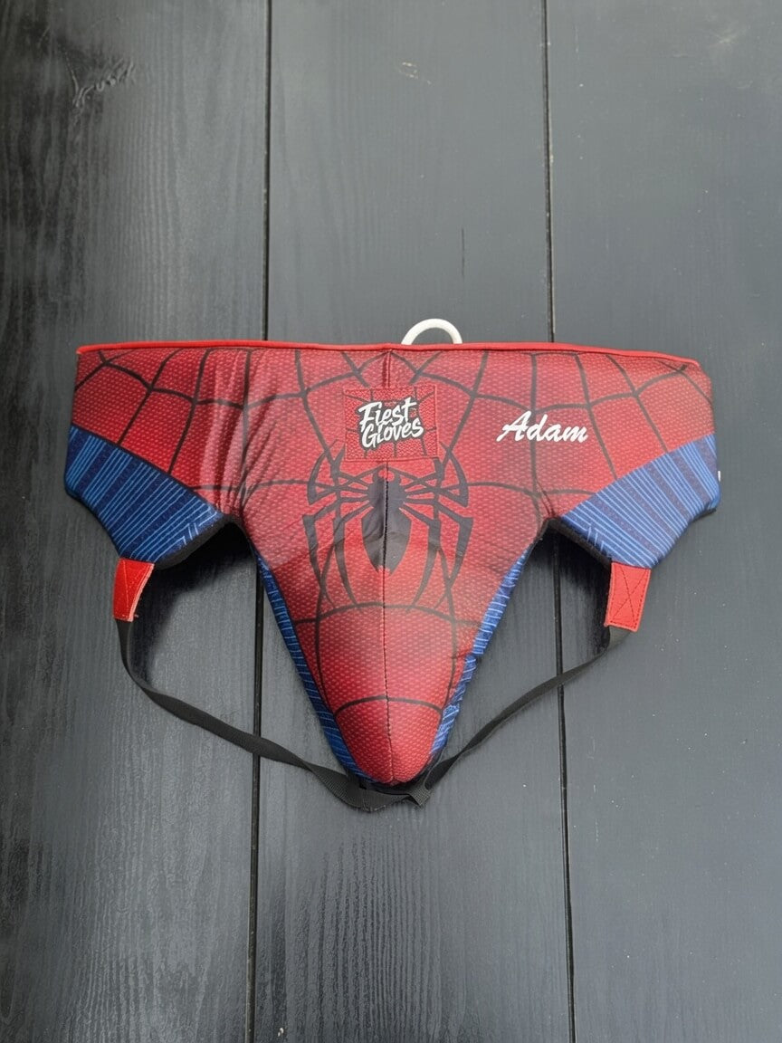 Fiest Winning Style Red/Blue Groin Guard Secure Fit Boxing Protection