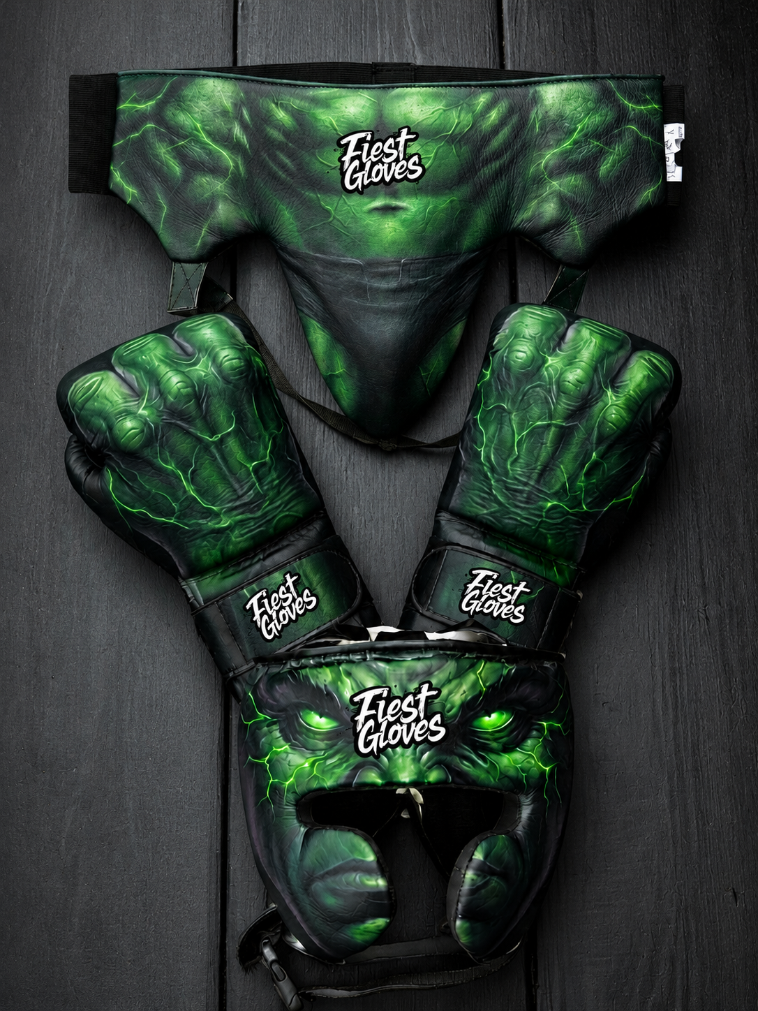 Fiest Winning Style Boxing Set Hulk Style Boxing Gear