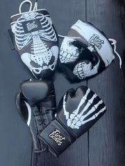 Fiest Winning Style Boxing Set Black/White Skeleton Style Sparring Set